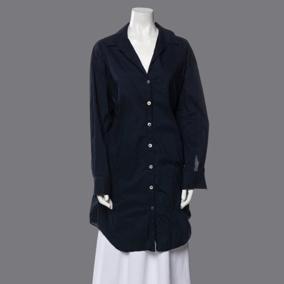 Lunya Airy Cotton long sleeve sleep shirt Large - Picture 2 of 8